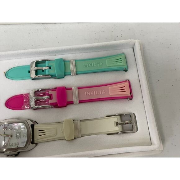 Invicta Lupah Special Edition Watch Set 4 Interchangeable Strap w/ Box & Manual - Picture 5 of 8